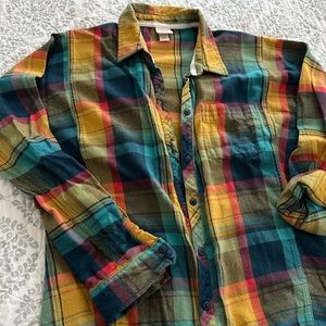 Mossimo Plaid shirt (like new)
